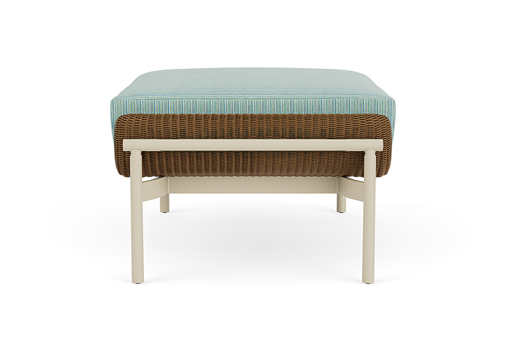 Lloyd Flanders™ Solstice Ottoman  - Hickory, Linen