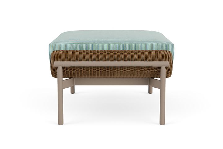 Lloyd Flanders™ Solstice Ottoman  - Hickory, French Beige