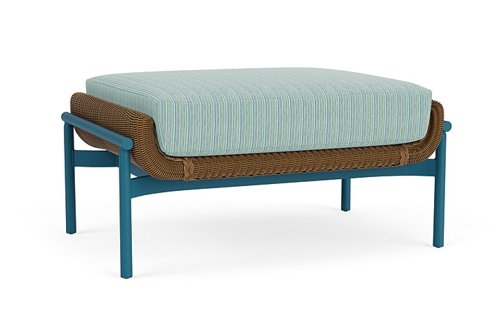 Lloyd Flanders™ Solstice Ottoman  - Hickory, Peacock