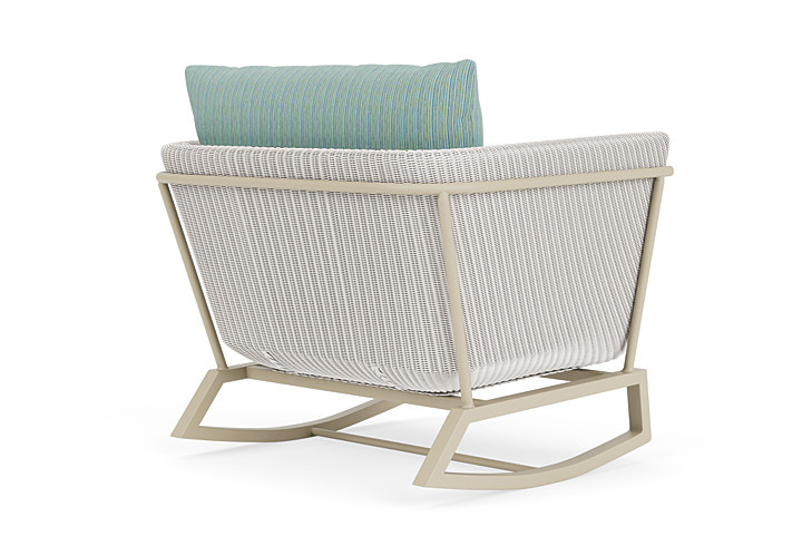 Lloyd Flanders™ Solstice Lounge Rocker - White, Linen