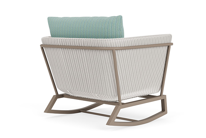 Lloyd Flanders™ Solstice Lounge Rocker - White, French Beige