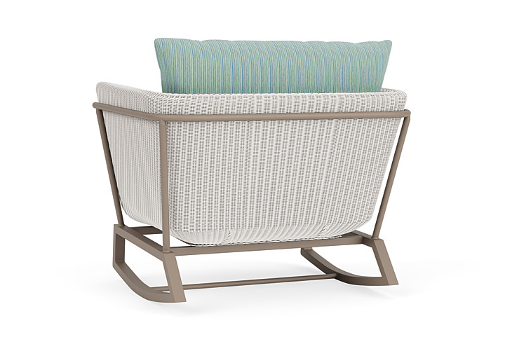 Lloyd Flanders™ Solstice Lounge Rocker - White, French Beige