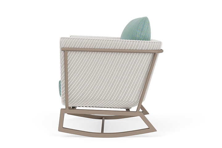 Lloyd Flanders™ Solstice Lounge Rocker - White, French Beige