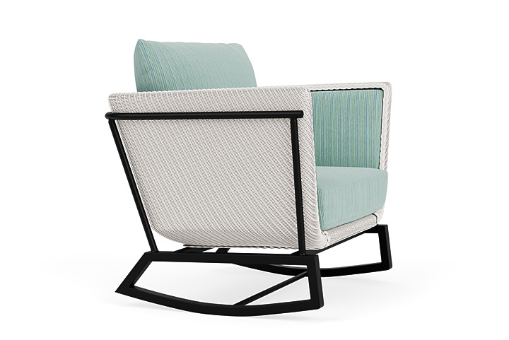 Lloyd Flanders™ Solstice Lounge Rocker - White, Ebony