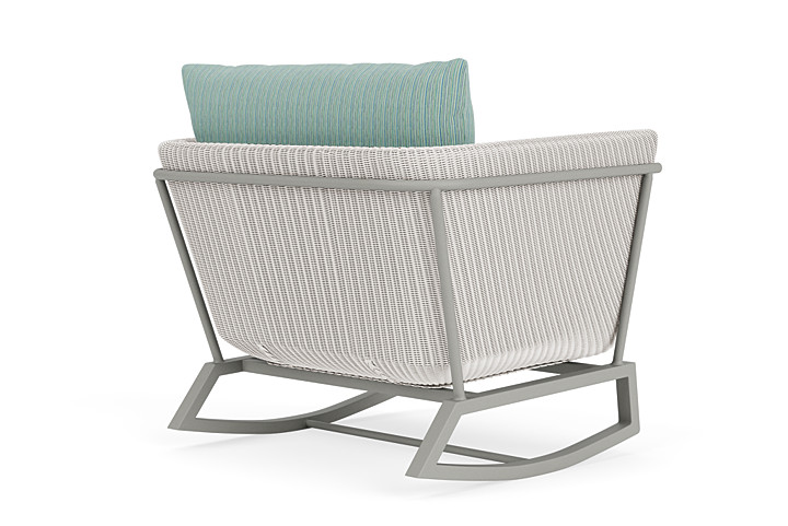 Lloyd Flanders™ Solstice Lounge Rocker - White, Platinum