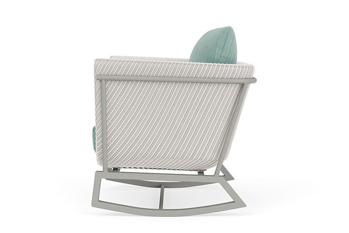 Lloyd Flanders™ Solstice Lounge Rocker - White, Platinum