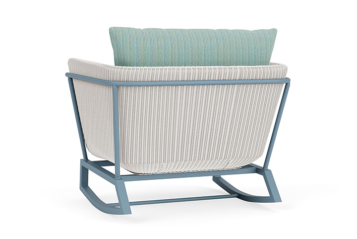 Lloyd Flanders™ Solstice Lounge Rocker - White, Stillwater