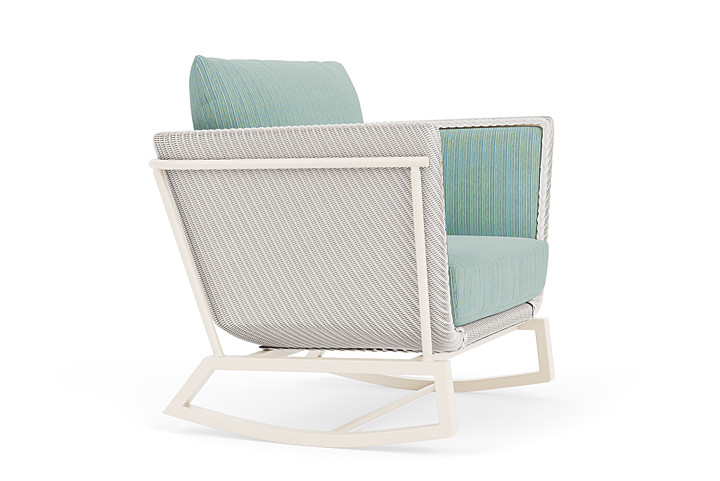 Lloyd Flanders™ Solstice Lounge Rocker - White, Ivory