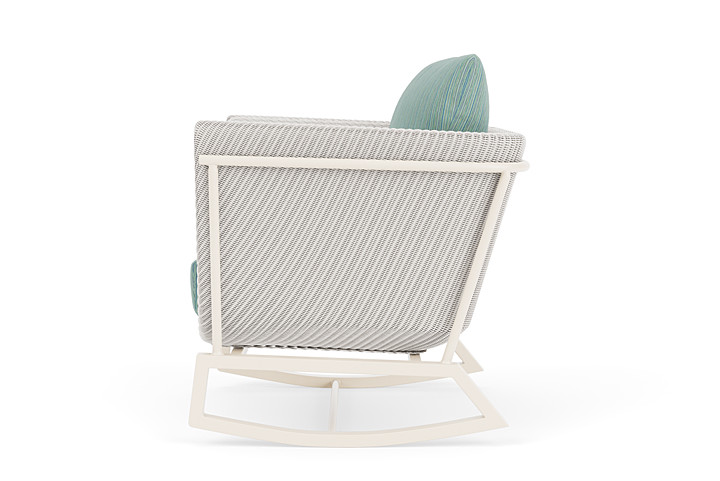 Lloyd Flanders™ Solstice Lounge Rocker - White, Ivory