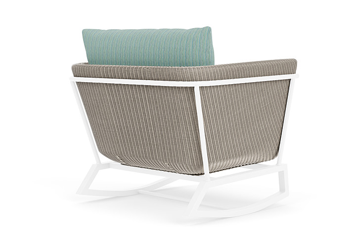 Lloyd Flanders™ Solstice Lounge Rocker - Linen, White