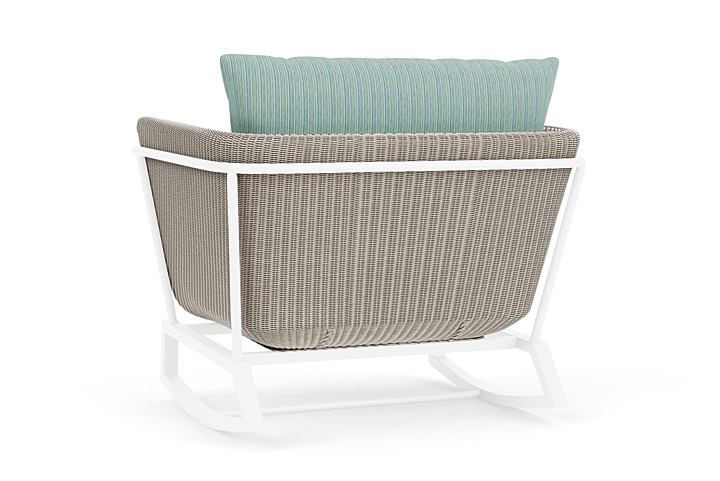 Lloyd Flanders™ Solstice Lounge Rocker - Linen, White