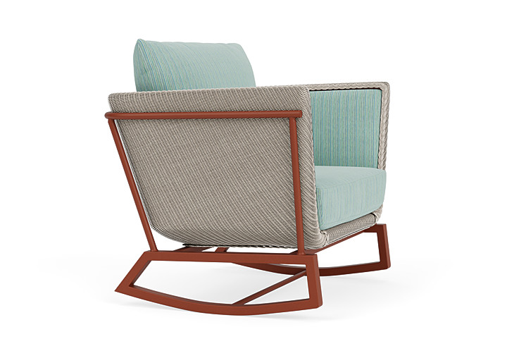 Lloyd Flanders™ Solstice Lounge Rocker - Linen, Terracotta