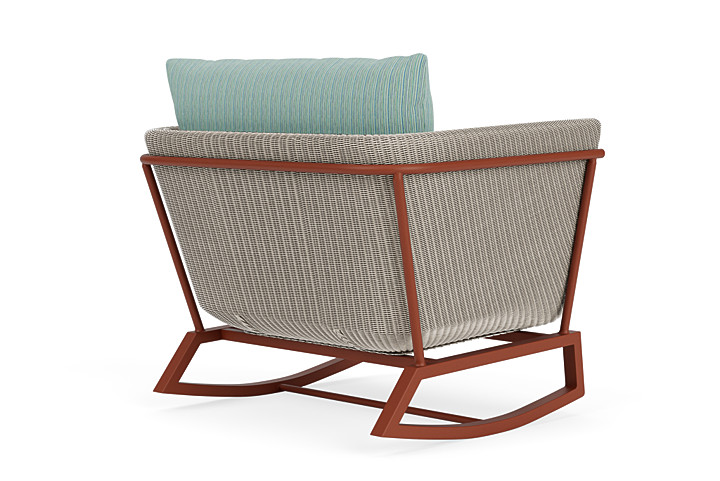 Lloyd Flanders™ Solstice Lounge Rocker - Linen, Terracotta