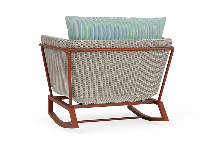 Lloyd Flanders™ Solstice Lounge Rocker - Linen, Terracotta