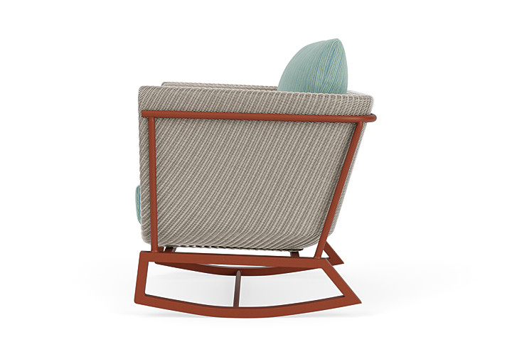 Lloyd Flanders™ Solstice Lounge Rocker - Linen, Terracotta