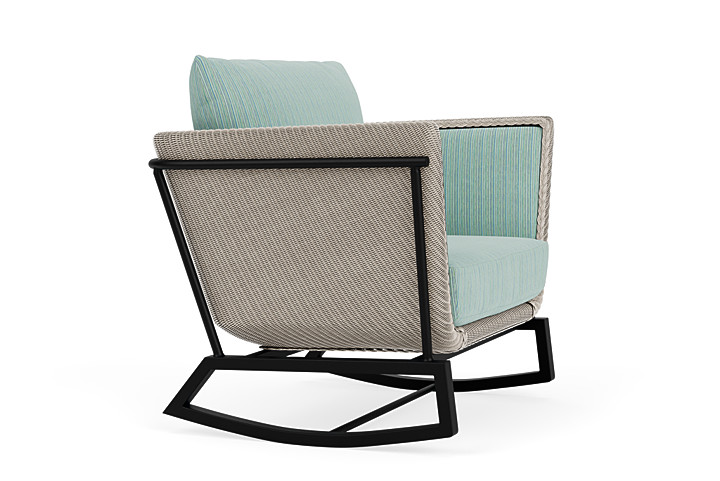 Lloyd Flanders™ Solstice Lounge Rocker - Linen, Ebony