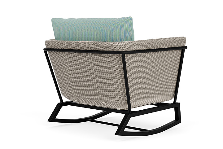 Lloyd Flanders™ Solstice Lounge Rocker - Linen, Ebony