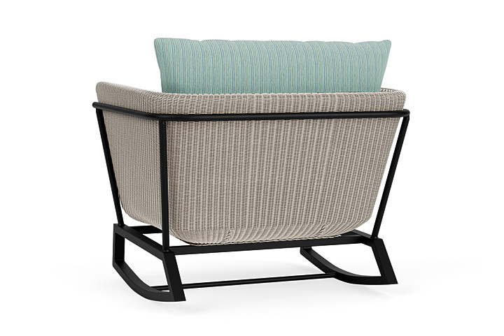 Lloyd Flanders™ Solstice Lounge Rocker - Linen, Ebony