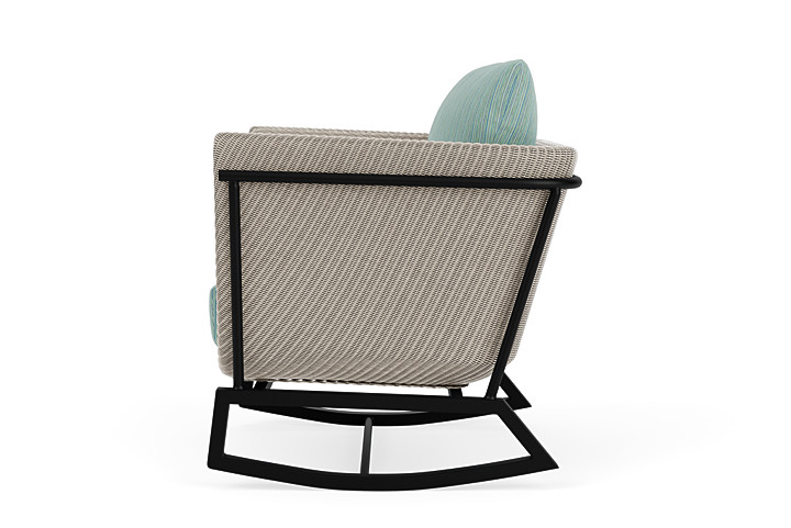 Lloyd Flanders™ Solstice Lounge Rocker - Linen, Ebony