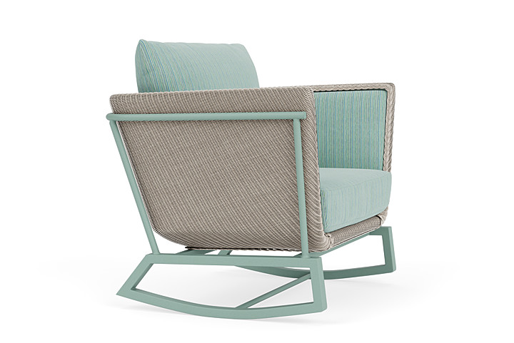 Lloyd Flanders™ Solstice Lounge Rocker - Linen, Sea Glass