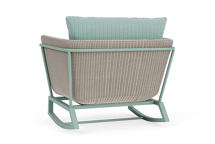 Lloyd Flanders™ Solstice Lounge Rocker - Linen, Sea Glass