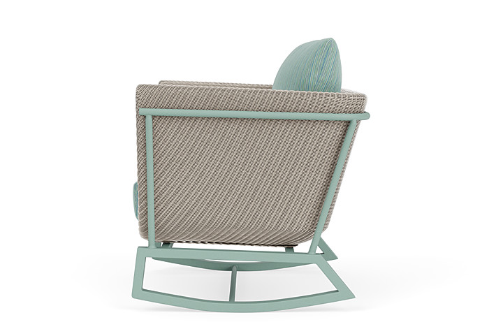 Lloyd Flanders™ Solstice Lounge Rocker - Linen, Sea Glass