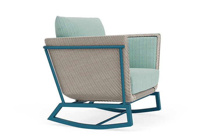 Lloyd Flanders™ Solstice Lounge Rocker - Linen, Peacock