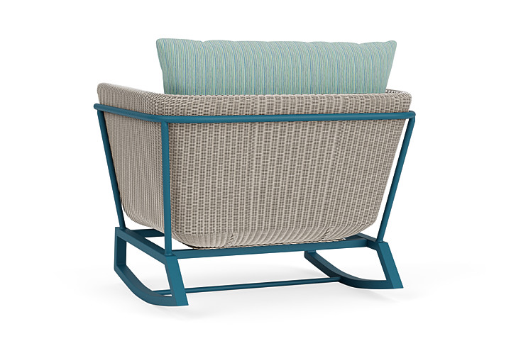 Lloyd Flanders™ Solstice Lounge Rocker - Linen, Peacock