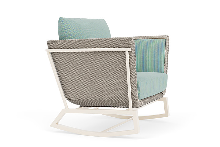 Lloyd Flanders™ Solstice Lounge Rocker - Linen, Ivory