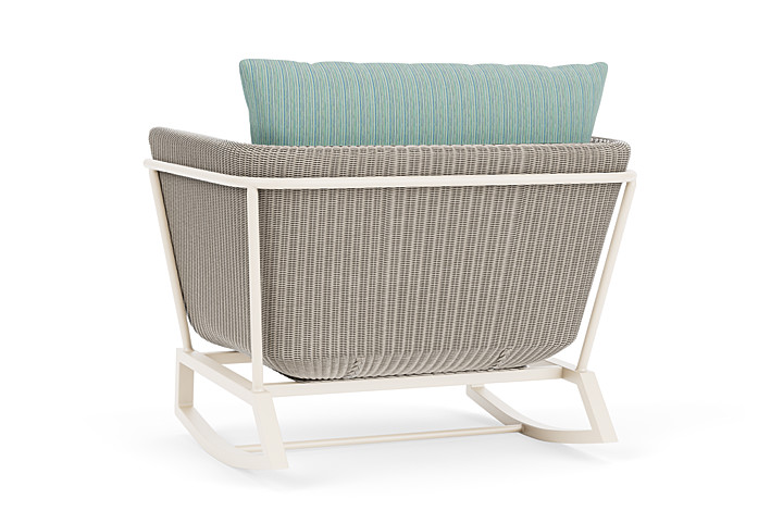 Lloyd Flanders™ Solstice Lounge Rocker - Linen, Ivory