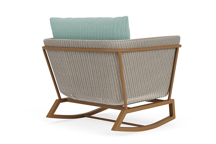 Lloyd Flanders™ Solstice Lounge Rocker - Linen, Hickory