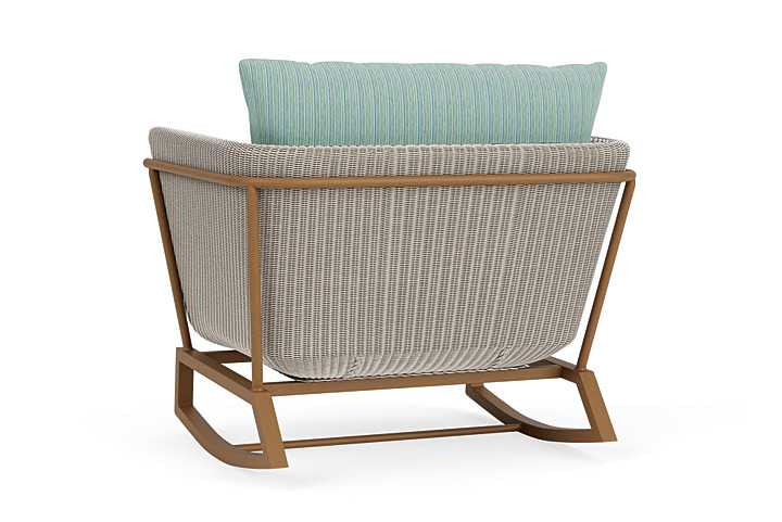 Lloyd Flanders™ Solstice Lounge Rocker - Linen, Hickory