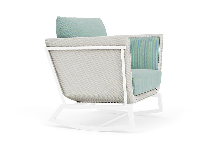 Lloyd Flanders™ Solstice Lounge Rocker - Matte White, White