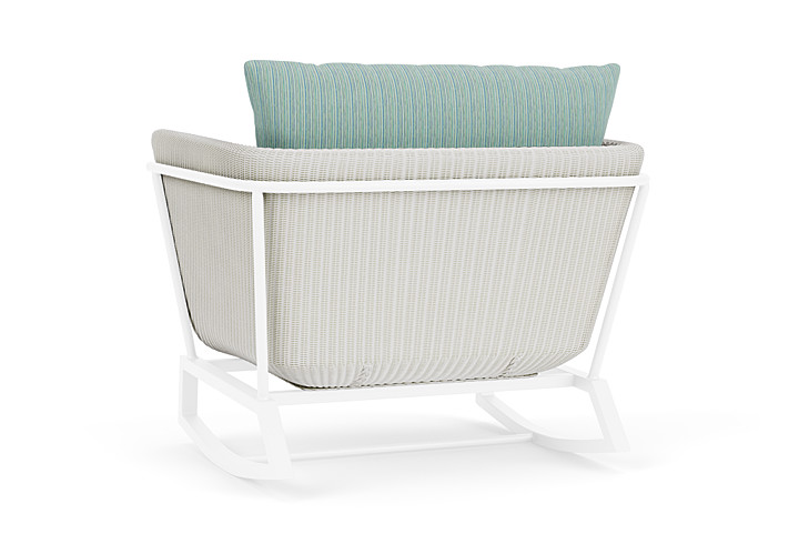 Lloyd Flanders™ Solstice Lounge Rocker - Matte White, White