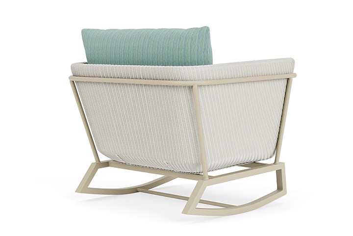 Lloyd Flanders™ Solstice Lounge Rocker - Matte White, Linen