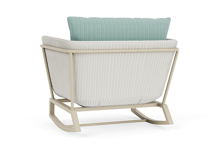 Lloyd Flanders™ Solstice Lounge Rocker - Matte White, Linen