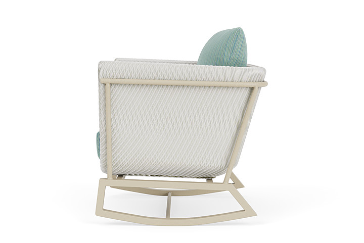 Lloyd Flanders™ Solstice Lounge Rocker - Matte White, Linen