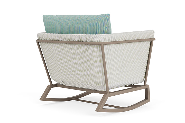 Lloyd Flanders™ Solstice Lounge Rocker - Matte White, French Beige