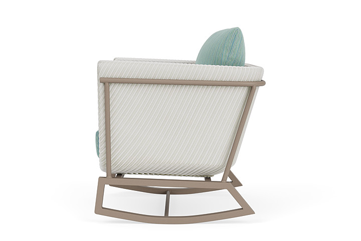 Lloyd Flanders™ Solstice Lounge Rocker - Matte White, French Beige