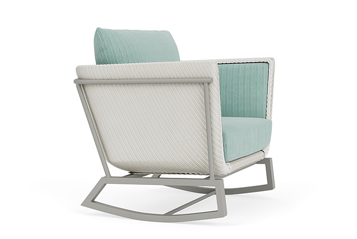 Lloyd Flanders™ Solstice Lounge Rocker - Matte White, Platinum