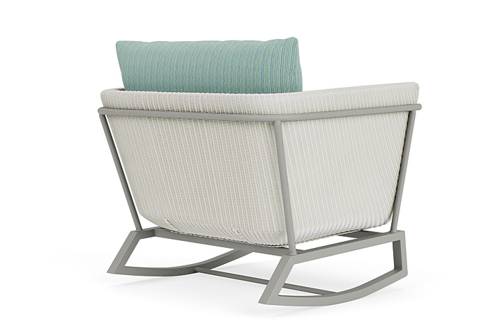 Lloyd Flanders™ Solstice Lounge Rocker - Matte White, Platinum