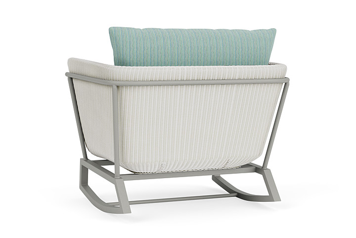 Lloyd Flanders™ Solstice Lounge Rocker - Matte White, Platinum