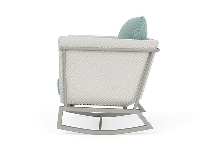 Lloyd Flanders™ Solstice Lounge Rocker - Matte White, Platinum