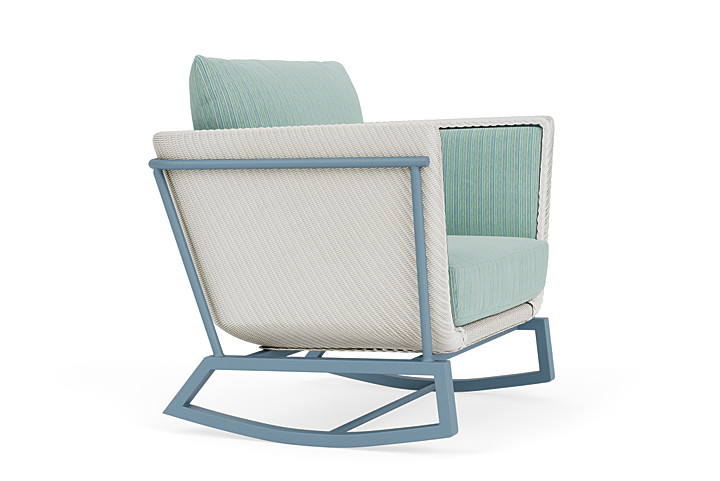 Lloyd Flanders™ Solstice Lounge Rocker - Matte White, Stillwater