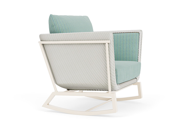 Lloyd Flanders™ Solstice Lounge Rocker - Matte White, Ivory