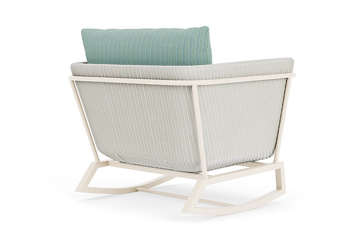 Lloyd Flanders™ Solstice Lounge Rocker - Matte White, Ivory