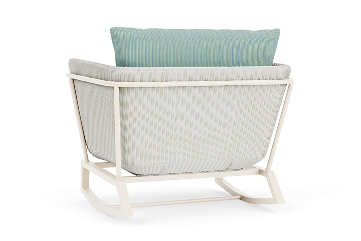 Lloyd Flanders™ Solstice Lounge Rocker - Matte White, Ivory