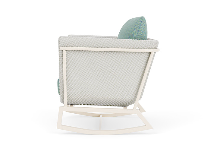 Lloyd Flanders™ Solstice Lounge Rocker - Matte White, Ivory