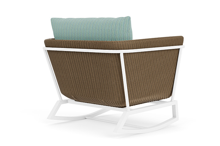 Lloyd Flanders™ Solstice Lounge Rocker - Fawn, Matte White