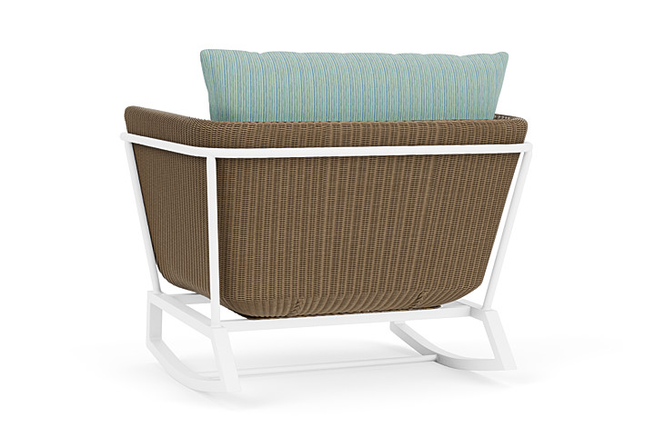 Lloyd Flanders™ Solstice Lounge Rocker - Fawn, Matte White